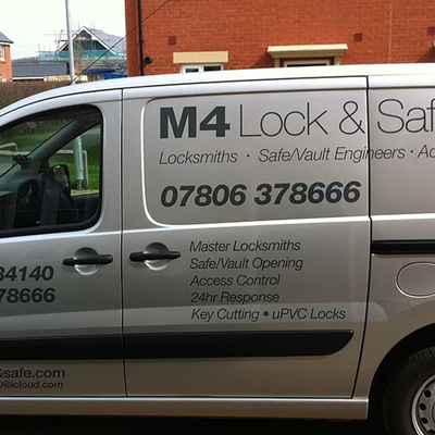 M4 Lock and Safe Locksmith Van